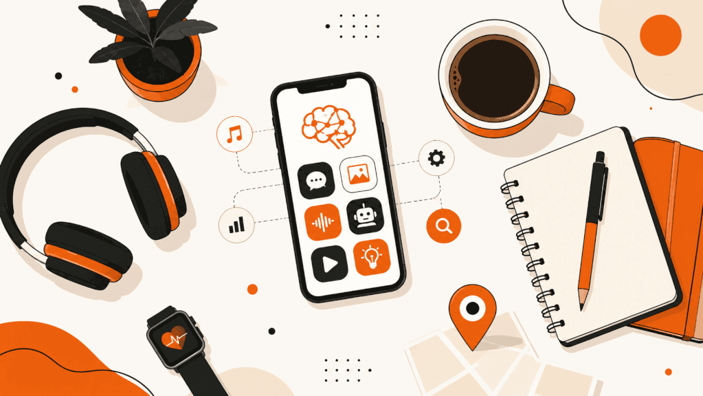 AI dalam kehidupan harian: telefon, peta, muzik dan beli-belah